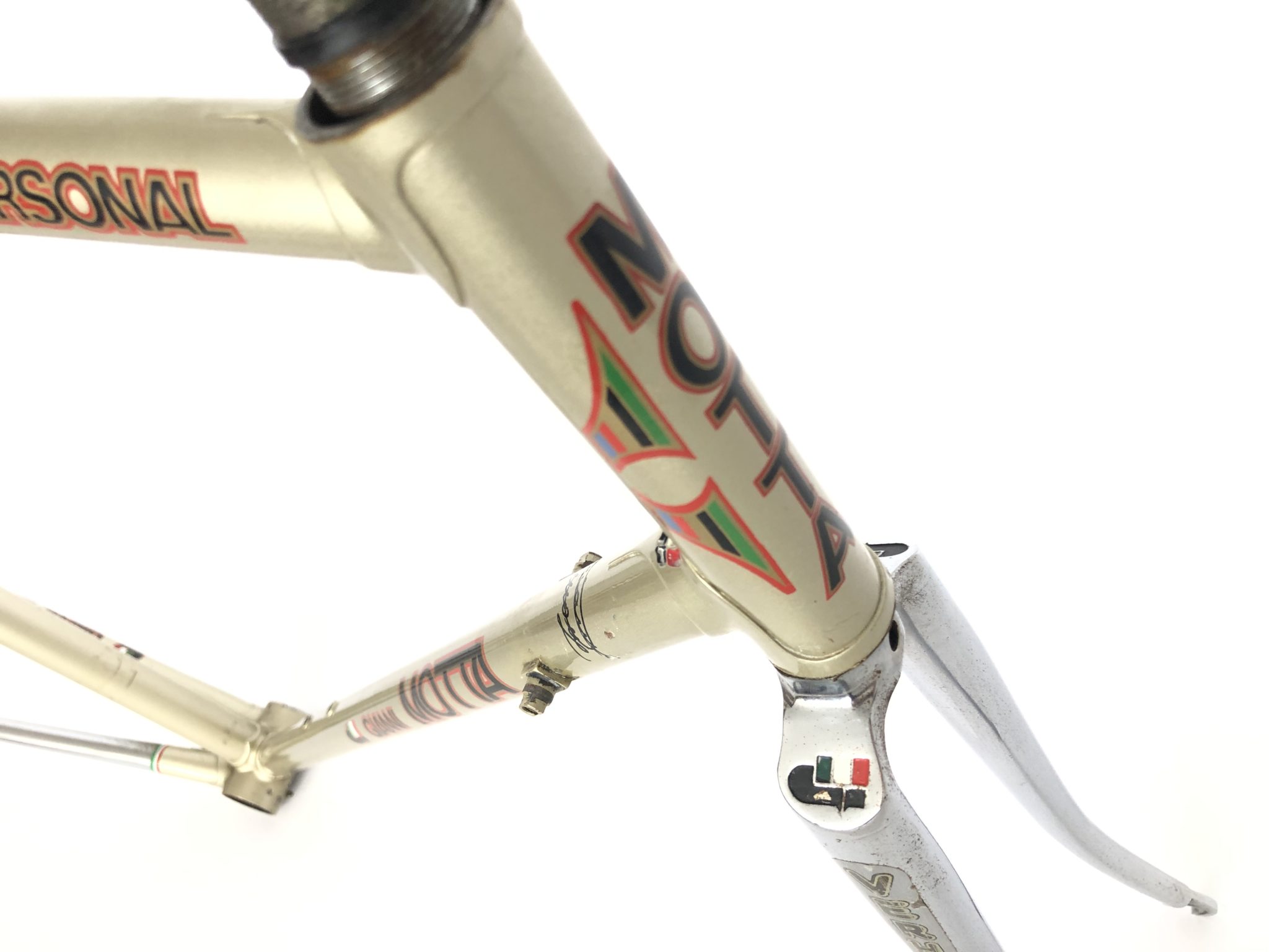 Cadre Vélo De Piste Gianni Motta Personal 2001R - Acier 55cm - Orange - RARE